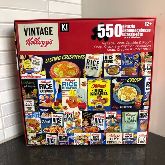 Rice Crispies 550 piece vintage-look puzzle - Picture 2 of 8